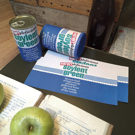 Soylent Green: Pair of Prop Promo Soylent Green Food Can Paper Labels