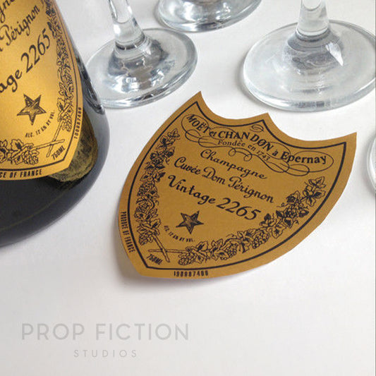 ST: Generations Cosplay - Prop Sci-Fi Vintage 2265 Champagne Paper Display Label